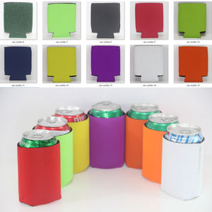 Toptan özel Logo renk katlanabilir taşınabilir katlanabilir kullanımlık neopren yalıtımlı nemli yerleşimler süblimasyon bira soğutucu olabilir - Product Image 1