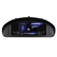 Tableau de bord numérique LCD 10,25 pouces pour Peugeot 407 407SW 2004-2010, compteur de vitesse numérique OBD, panneau d'instruments automatique