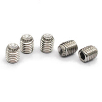 Vis sans tête Allen en acier inoxydable 304 de haute qualité, plaquées zinc, ensemble de vis métriques GB M2 certifiées ISO9001:2008, marque Hongyu