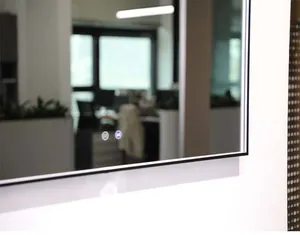 800m Modern Rectangle Intelligent Bathroom Mirror With LED Lights