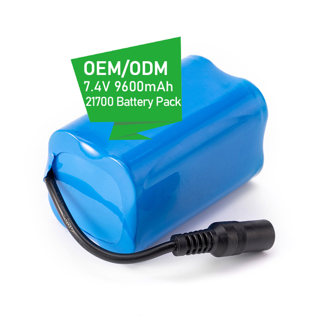 Customized 2S2P 7.4V 9600mAh 21700 Li-ion Lithium Ion Rechargeable 21700 Battery Pack for Electric Bicycles Scoote Motorcycles