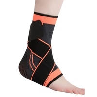 Attelle de cheville sportive personnalisée en néoprène pour la course et le football – Unisexe, élastique quadridirectionnel, chaud, respirant, soutien de fixation de la cheville