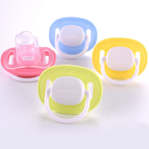 <span class=keywords><strong>Sucette</strong></span> pour bébé, tête plate, silicone, nouveau-né, confort, sommeil, type à débit lent, poignée de calibre moyen pour bébés - Product Image 1