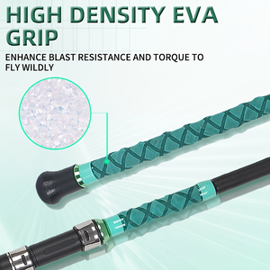 ORJD Smooth Seaguide Larga Distancia 4 Secciones Carbon Surf Casting Rod Master Grade Travel Surf Slow EVA para <span class=keywords><strong>Pesca</strong></span> en Agua Salada - Product Image 6