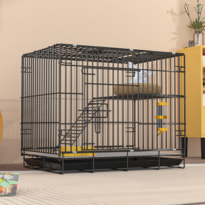 Jaula Plegable para Gatos de Tamaño Mediano, para Interiores y Exteriores, Duradera y Transpirable, Jaula de Cría para <span class=keywords><strong>Conejos</strong></span>, Jaula Comercial de Lujo para <span class=keywords><strong>Conejos</strong></span> - Product Image 1
