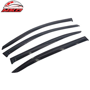 Viseras para Ventanas de Honda Accord 08-12 4 Puertas Sedán, Protectores de Lluvia Acrílicos Adhesivos, 4 Piezas, Protección para Ventanas Laterales de Puertas de Automóvil - Product Image 4