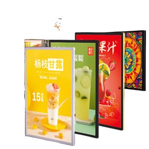 muenled Ultra Slim Custom LED Menu Board with Aluminum <b>Frame</b> and Tempered Glass - Product Image 1