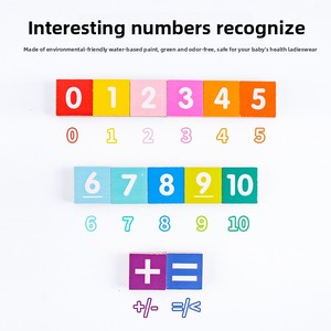 Creative Wooden Counting Stick Hand Shape Toy Multifunctional Math Learning Educational Tool for Toddlers Kids Number Training - Product Image 3