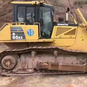Bulldozer Komatsu D65 de segunda mano, Bulldozer usado, certificado de oruga hidráulica D65 D155, maquinaria de construcción en buen estado - Product Image 1