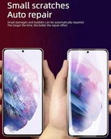 Film 3D incassable pour Samsung Galaxy S8 S8+ S9 S9+ S10 S10+ S20 S20+ Note 8 9 10 20 Protection d'écran en TPU hydrogel flexible