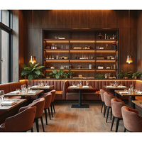 Tables et chaises de restaurant et d'hôtel de luxe modernes, disponibles en tailles et styles personnalisés