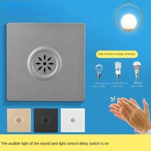 Panel Táctil Inteligente de Alta Potencia 86, Interruptor Acusto-Óptico de Dos Cables con Retardo, Control por Voz, Inducción, 240V/100V Máx., Material PC - Product Image 4