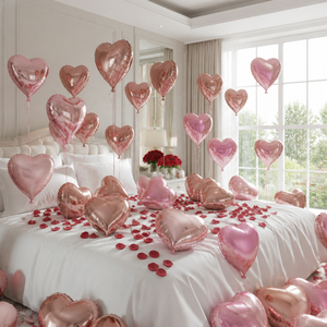 Palloncini a Cuore in Foil d'Aria da <span class=keywords><strong>18</strong></span> Pollici per Decorazioni e Forniture per Feste di Matrimonio, Produttore Cinese di Palloncini per Eventi - Product Image 5