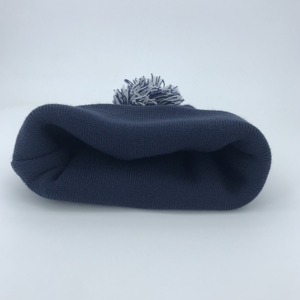 Bonnet tricoté au Crochet en acrylique 100 personnalisé de haute qualité avec pompon - Product Image 4