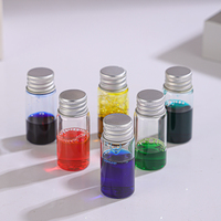 Venta al por mayor vacío diámetro 22mm borosilicato resistente al calor tubo de vidrio botella pequeña botella de vidrio tornillo tapa de aluminio