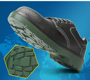 JIANKUN, fábrica al por mayor, zapatos de seguridad ligeros unisex, puntera de acero de cuero impermeable, placa de acero antigolpes, antiperforación para el trabajo - Product Image 6