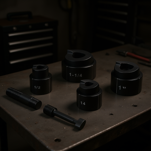 Kit de Herramientas Hidráulicas para Perforación con 4 Matrices de 1/2, 3/4, 1 y 1-1/4 Pulgadas - Product Image 2