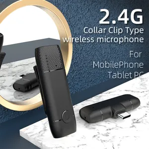 Micro Mini Cài Ve Áo Không Dây Suaranak, Hệ Thống Âm Thanh Chuyên Nghiệp, Kẹp Cà Vạt Không Dây 2.4G, Dùng Cho Giảng Dạy Hát Sống Động