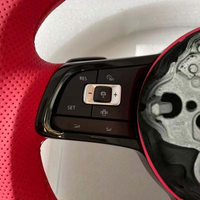 Accessoires Volkswagen VW, volant entièrement en cuir pour Polo Golf 6 GTD Jetta Tiguan Passat B7 B8 GTI GTI R GTD Golf7 Mk7