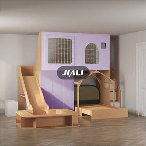 Manufacture Personalizada <strong>De</strong> Bunkers Blancos <strong>De</strong> Doble Tamano Mdf Cama Dormitorio Juego <strong>De</strong> <strong>Camas</strong> Dobles Para Ninos - Product Image 1