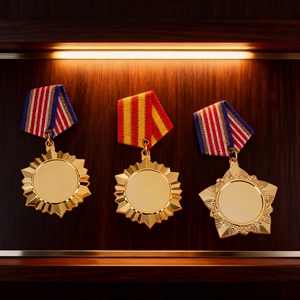 Insignia Metálica en Blanco para Diseño, Medalla de Honor de Aleación de Zinc, Artesanía Metálica, Ideal para Actividades de Campamentos de Verano y Competiciones - Product Image 4