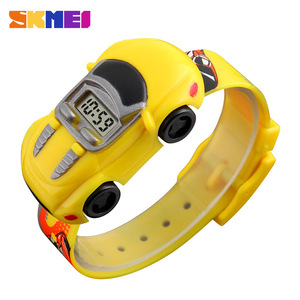 <span class=keywords><strong>Montre</strong></span> numérique pour enfants SKMEI 1241, mignonne, élégante, bracelet en caoutchouc, cadran créatif en forme de <span class=keywords><strong>voiture</strong></span>, <span class=keywords><strong>montre</strong></span> à aiguilles pour enfants - Product Image 3