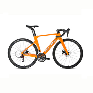 Carbon-Faser Windbrecher-Rennrahmen 700C Erwachsenen 24-Gang Carbon-Gabel Flachmontierte Hydraulische Scheibenbremse Rennrad/Fahrrad - Product Image 4