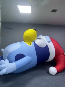 Hot bán tùy chỉnh quảng cáo <span class=keywords><strong>Inflatable</strong></span> bluey <span class=keywords><strong>Dog</strong></span> linh vật Oxford vật liệu PVC 3.2m Kích thước bền & không thấm nước cho sự kiện sử dụng - Product Image 4