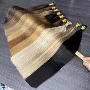 Extensiones y Pelucas de Cabello Humano Virgen Natural 100% al por Mayor, de Alta Calidad, con Puntas V, U e I, Extensiones de Cabello Ruso - Product Image 2