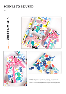 2025 papel de regalo de cumpleaños para niños 43*300 cm embalaje de papel de regalo - Product Image 6