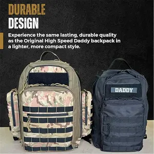 Custom Waterproof Travel Daddy Diaper Bags Baby Backpack Diaper Backpack For Man Dad