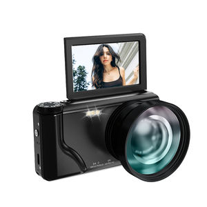 Caméra numérique A65 CCD 4K avec filtres rétro, écran rabattable de 3,0 pouces, 2000 mAh, enregistrement longue durée, <span class=keywords><strong>time</strong></span>-<span class=keywords><strong>lapse</strong></span>, caméra vidéo ultra, vlog, voyage - Product Image 4