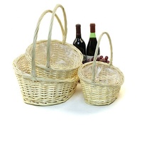 Panier de rangement multifonctionnel en rotin tressé artisanal, écologique, couleur personnalisable, avec fonction suspendue pour bar, idéal pour fruits et vin