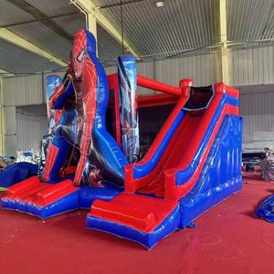 Castillo Inflable con Tobogán Temático de Spider-Man, Casa de Brinco Comercial de PVC para Niños, Ideal para Alquiler en Fiestas - Product Image 2