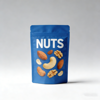 Sachet de conservation alimentaire personnalisé en PET de qualité alimentaire pour snacks, noix et fruits secs, idéal pour un usage quotidien