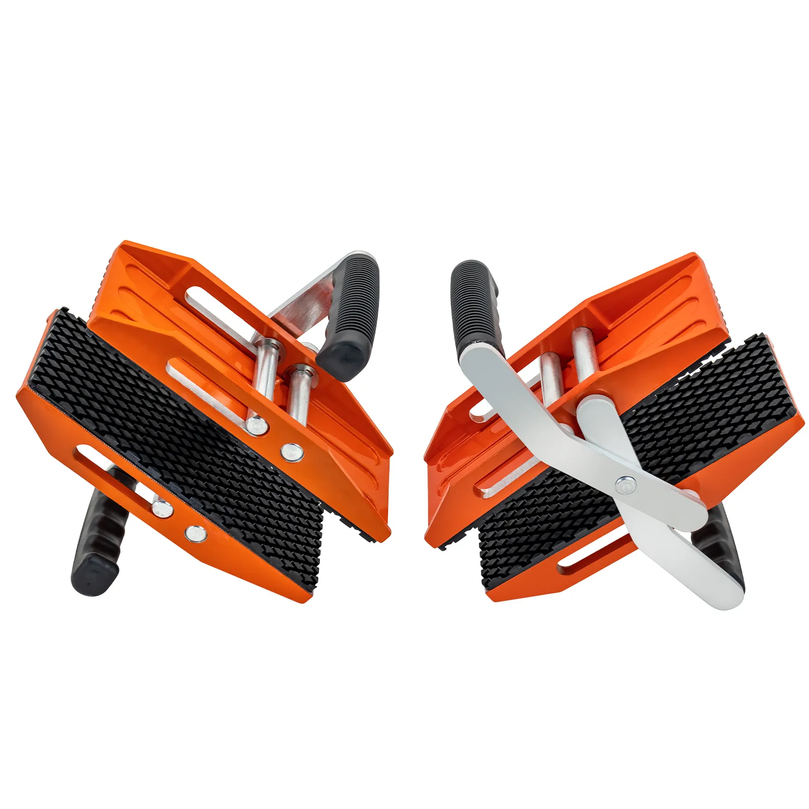 PCS Carrying Clamps Stone Panel Carriers Heavy Duty Lifing Tools for Granite Stone Quartz Worktops Slabs Marble with Rubber-line