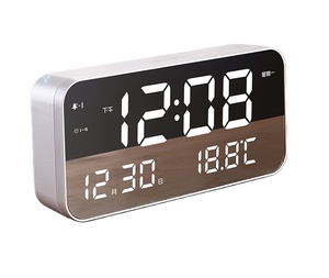 Đồng Hồ Để Bàn Gương Điều Khiển Bằng Giọng Nói Đồng Hồ Báo Thức Cho Trẻ Em Treo Tường - Product Image 2