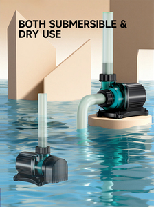 Bomba de Agua Sumergible Anfibia Moderna para Estanques, Acuarios, Uso Dual en Tierra y Agua, Bomba para Peceras, Fuentes, Hidroponía - Product Image 4