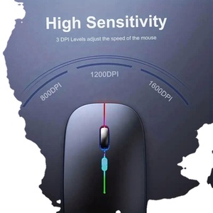 เมาส์ไร้สายบลูทูธแบบเงียบพร้อมไฟส่องสว่าง ของขวัญส่งเสริมการขายสำหรับธุรกิจ เหมาะสำหรับผู้ใช้แล็ปท็อปสำหรับเล่นเกมและทำงานในออฟฟิศ - Product Image 2