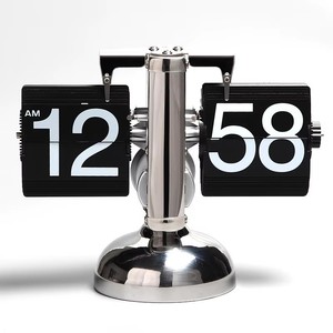 Auto Flip Desk <strong>Clock</strong> Retro Digital Flip Down <strong>Clock</strong> -<strong>Battery</strong> Powered Internal Gear Operated <strong>Clock</strong> for Home &amp; Office D&eacute;cor - Product Image 6