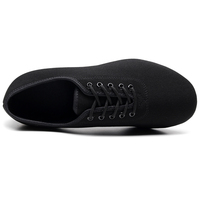 Chaussures de danse élégantes pour femmes (ballroom/latin) - Talons hauts professionnels en tissu Oxford avec semelles extérieures confortables en cuir véritable