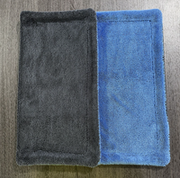 Serviette de nettoyage automobile 60x90cm Grande Premium 1200 GSM en microfibre tissée sans bords, double torsion, séchage rapide, écologique, forte absorption d'eau