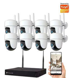 Tuya akıllı açık PTZ kablosuz NVR WIFI IP kamera güvenlik <span class=keywords><strong>CCTV</strong></span> kiti ile 10.1 inç ekran monitör seti - Product Image 2