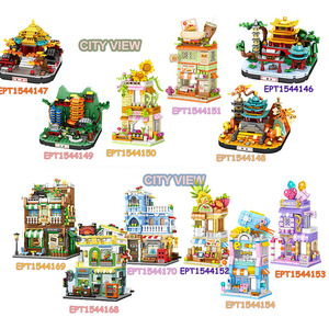 EPT Street View Houses Blocks, Juego de Bloques de Construcción, Juguetes Educativos de Construcción DIY, Juguete STEM - Product Image 3