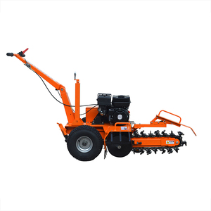 Garden Machinery Digging Depth 45cm 7 hp Gasoline Micro Power <strong>Trench</strong> <strong>Digger</strong> for Laying Water Pipe - Product Image 5