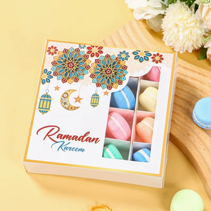 Paquete de <span class=keywords><strong>2</strong></span> Cajas de Cartón Transparente para Chocolates, Reciclables, Decoración para Fiestas de Eid y Ramadán, Empaque para Dulces - Product Image 5