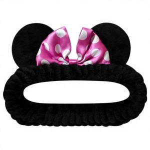 H.E.R. Kit de toilettage amusant Minnie Mouse pour filles : brosse à cheveux, bandeau spa et accessoires de coiffure démêlants – Commande directe usine - Product Image 1