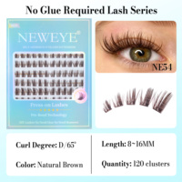 Extensions de cils pré-collées auto-adhésives, style naturel et long, 8-16mm, faites à la main, en poils doux, faciles à poser – Meilleures ventes
