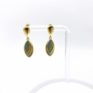 <b>Stud</b> Earrings 925 Sterling <b>Silver</b> Copper Teardrop Shape Micro Insert Diamonds Zircon Fashion Simple Party Women's Jewelry - Product Image 5