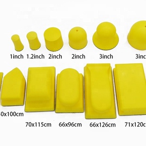 Bloc de ponçage à la main, tampons de ponçage de secours, support de disques de ponçage en papier de verre pour le travail du bois, polissage manuel, crochet-boucle - Product Image 2